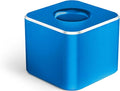 Aluminum Single Hole Pen Stand - Durable Fountain Pen Holder for Desk Display, Non - Slip Base, Minimalist Office/Home Organizer(Blue,1P)
