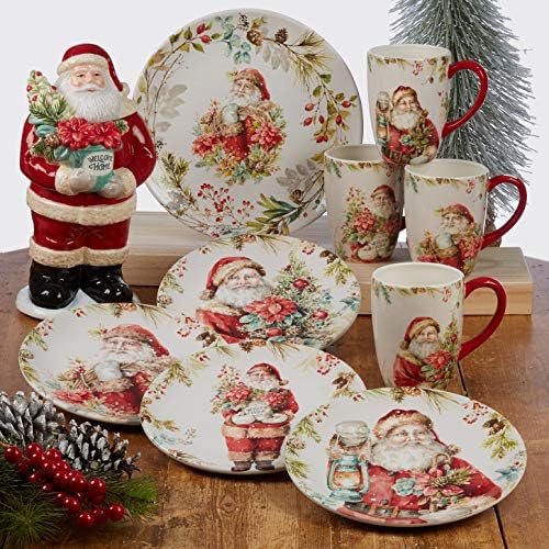 Certified International Christmas Story 6" Canape/Luncheon Plates, Set of 4 (Pack of 2) - Image 3