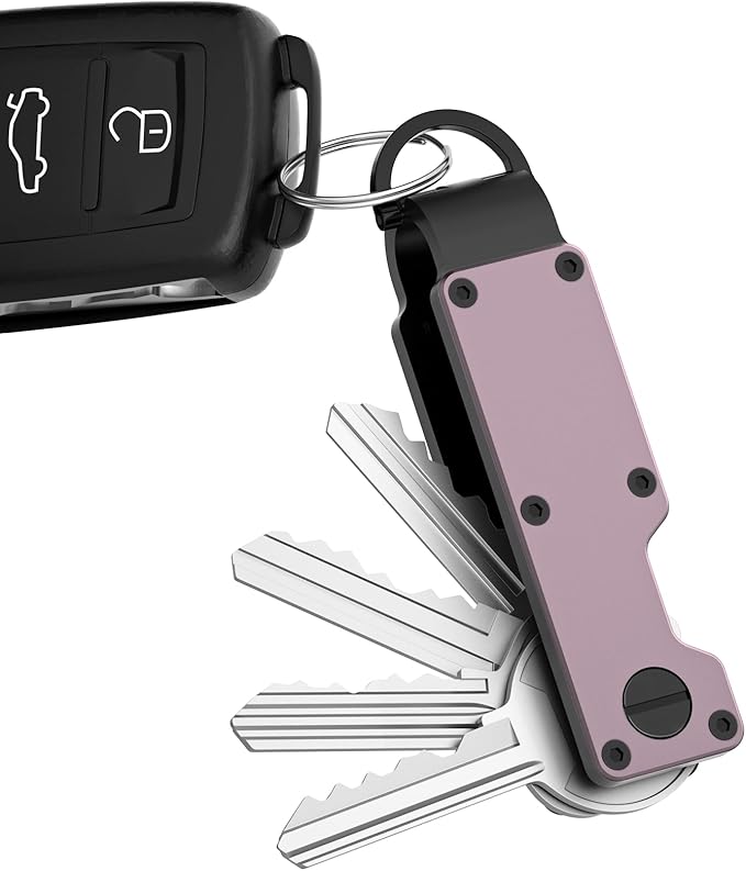 Key Organizer Minimalist Innovative Keyholder Compact Keys Organizer Smart KeyChain Secures 2-6 Keys