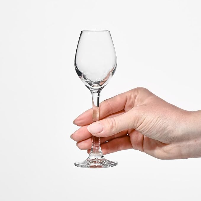 Krosno Grappa, Schnapps & Liqueur Glasses | 6-Piece Set | 2.0 oz | Splendour Collection | Vodka Shot Glasses | For Home, Restaurants & Parties | Dishwasher Safe | Lead-Free Crystal Glass