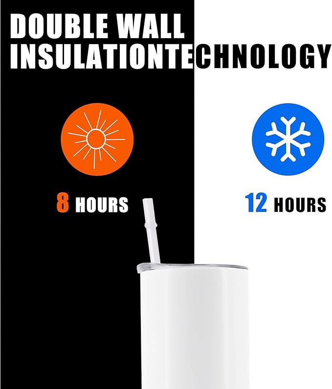 20oz sublimation Music Speaker Tumbler Blank Bulk white with Glow Green 1pack,Straight music mug with straw, lid, straw brush,Reusable Travel Coffee Mug For Men and Women