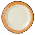 G.E.T. 7.5" Heavy-Duty Wide Rim Melamine Salad Plate (Set of 12)