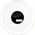 [30 Pack 8.6''] White Plastic Party Plates With Gold Rim Edge Collection Premium heavyweight Elegant Disposable Tableware Dishes