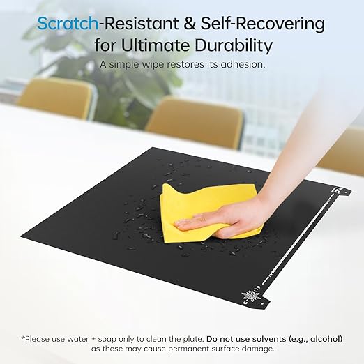 BIQU CryoGrip Pro Frostbite for K2 Plus 370x370mm Cold Build Plate Room Temperature Print Double Sided Upgrade Plate Removable Surface Platform