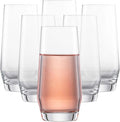 ZWIESEL GLAS Pure Longdrink Glass (Set of 6), Bar Glasses for Long Drinks, Dishwasher-Safe Tritan Crystal Glasses, Made in Germany (18 Ounce)