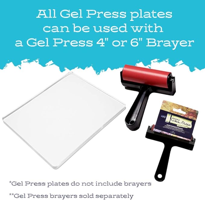 Gel Press Monoprinting Plate 8" x 10" 10802