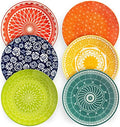 Annovero Dinner Plates, 10.5 Inch, Microwave & Dishwasher Safe, Set of 6 by Annovero