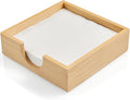Bamboo Napkin Holder for Table, Napkins Holders For Paper Napkins, Flat Napkin Holder for Luncheon, Napkin Holders for Kitchen Dinner Table Decor, Napkin Dispenser for Indoor & Outdoor Use