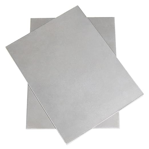 TEN-HIGH 2 Pack 16 Gague Mild Steel Sheet Metal Plate 24 x 24 Inch Cold Rolled Steel Plate for Professional Industrial Use and DIY Projects - Smooth Surface, Easy to Form and Weld