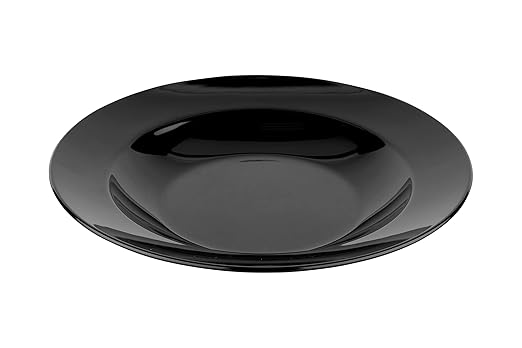 GET B-2412-BK-EC Melamine Pasta Bowl with Wide Rim, 24 Ounce, Black (Set of 4)