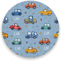 Coasters for Drinks Coaster Drink Set Decorative Coffee Table Desk Cup Mat Spring Cute Cork Bar Backing Round Home Decor Blue Cute Cars and Stars24