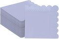 qiqee Jade Vine Purple Cocktail Dinner Napkins 5x5inch Disposable Beverage,Wedding, Birthday Party Dessert Wave Paper Napkins(120 Count)