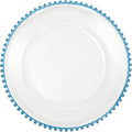50 Pcs Charger Plates Set, Round Charger Plates, Reusable Serving Plates Embossed Rim Plastic Chargers Plate Decorative Round Plate Chargers for Dinner Plate Table Wedding Shower Decoration