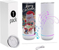 20oz white Music Speaker Sublimation Blank Tumbler,1 Pack Straight with Straw and Lid,Speaker Tumbler Cup with Detachable for Valentine's,Father's Day,Mother's Day,Birthday Gift