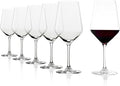 Stölzle Lausitz Bordeaux Glasses Revolution Set of 6, 22 oz – Wine Glasses for Bordeaux, Amarone & Syrah – Elegant Crystal Glass Red Wine Glasses – Dishwasher- and Shock-Resistant