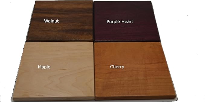 Personalized Wooden Coasters with Monogram, Wedding Date Engraved, Family Name- Choice of Wood (Split Letter Monogram)