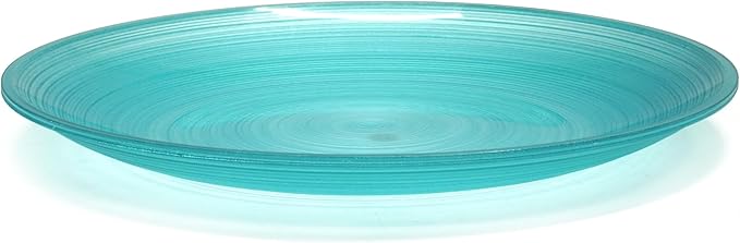 " OCCASIONS " 240 Plates Pack,(120 Guests) Premium Wedding Party Disposable Plastic Plates Set -120 x 10'' Dinner + 120 x 7'' Salad/Dessert (Belize, Aqua)