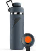 Gatorade 'Overtime' 32oz Stainless Steel Water Bottle, Twist Cap, Grey