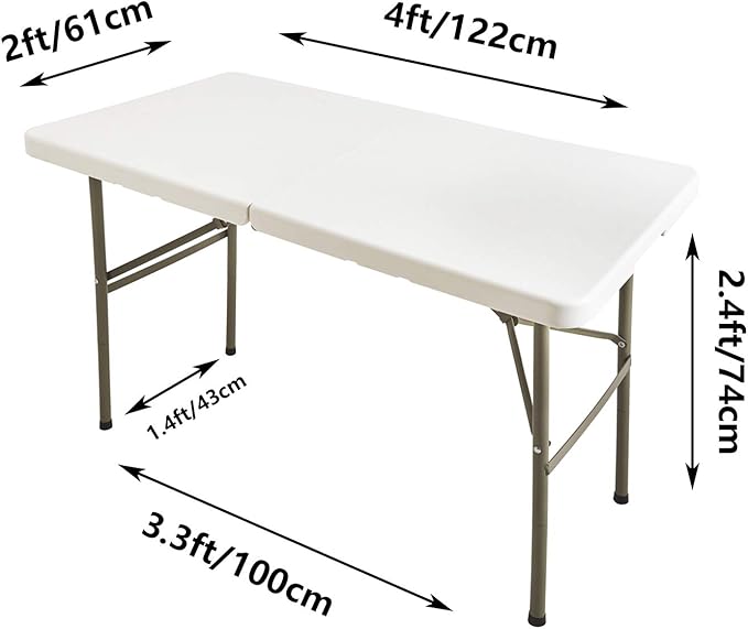 LZY Spandex Fitted Stretch Table Cover for 4ft or 6ft or 8ft Folding Table, Rectangular Cocktail Tablecloth, Perfect for Party or Banquet