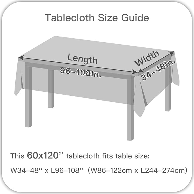 maxmill Christmas Tablecloth Weaved Texture Design Stain Resistant Waterproof Wrinkle Resistant Table Cloth, Decoration for Dining Room Holiday Parties Dinner, Rectangle 60 x 120 Inch, Red