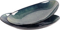 Ceramic Serving Platters Set of 2, 16 Inch Curved Oval Salad Plates for Entertaining, Modern Kitchen Dishes, Trays for Dinner, Fruit, Salad, Pasta, burgers - Dishwasher Microwave Safe