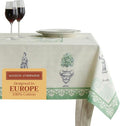 Maison d' Hermine Table Cloth Rectangle Table 100% Cotton 60 x 90 Inches Tablecloth Reusable Decorative for Dining Room Farmhouse Home Valentines Day Decorations Spring Summer - Jardin Du Roy
