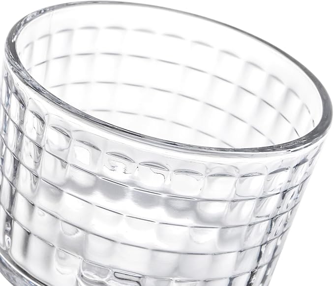 Peohud 6 Pack Glass Dessert Bowls, 10 Oz Footed Ice Cream Cups, Crystal Trifle Bowl Parfait Cup for Fruits, Pudding, Sundaes, Milkshakes, Nuts, Snack