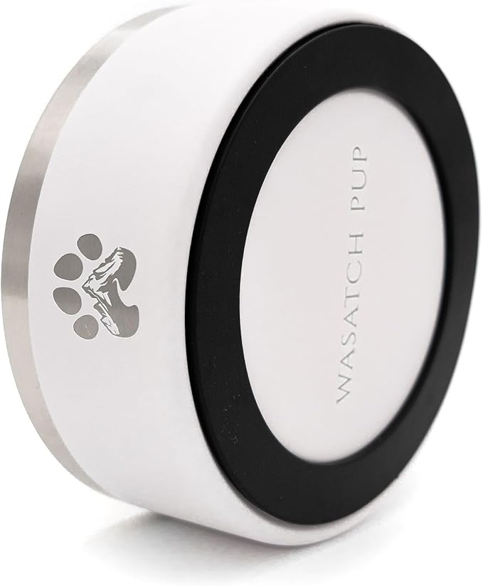 Stainless Steel Dog Bowl for Small-Large Dogs | Double Wall Insulated, Non-Slip Base Heavy Duty Water and Food Bowls for Dogs & Cats | Pet Safe BPA Free & Dishwasher Safe | 16 Oz - Red