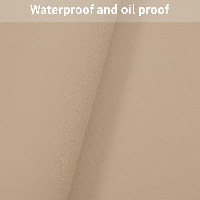 Leather Desk Mat,1.8mm Thick,15.75x63 Inch Desk Cover,Desk Protector Mat,Dresser Cover Top,Dresser Top Cover,Dresser Top Protector,Desk Covers On Top of Desks(Light Brown+Gray,15.75x63)