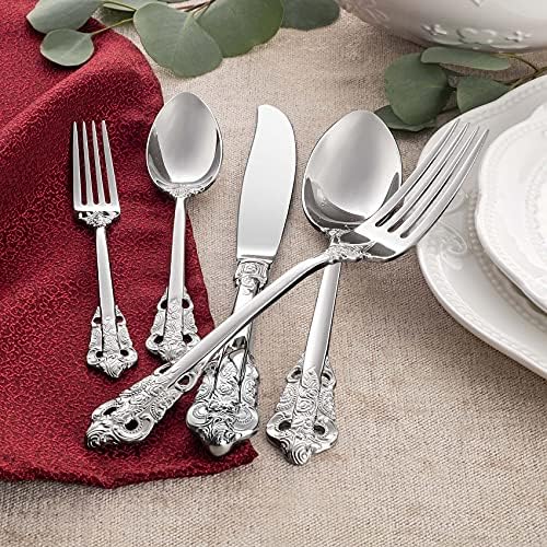 KEAWELL Gorgeous Luxury 4-Piece 18/10 Dinner Knife Set (Silver) - Image 5