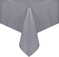 sancua Rectangle Tablecloth - 54 x 108 Inch - Stain and Wrinkle Resistant Washable Polyester Table Cloth, Decorative Fabric Table Cover for Dining Tables, Buffet Parties and Camping, Light Grey
