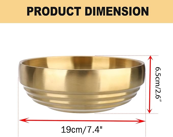 Key Bowl for Entryway Table Decorative Key Dish for Organizing Tabletop Catch All Bowl Gold Fruit Bowls for Kitchen Counter, Coffee Table,7.4 Inches