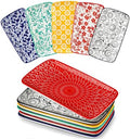 vancasso Selene Rectangular Dinner Plates 9.5"x5.6"Inch, Ceramic by vancasso