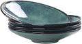 Ceramic Pasta Bowls, 52.8-ounce Pasta Dishes, Reactive Glaze Pasta Bowls, Set of 4, Large, Wide-Mouth Bowls for Salads, Desserts, and Fruit, Microwave-, Dishwasher-, and Oven-Safe.