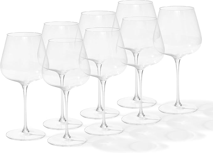 Made In Cookware - Red Wine Glasses 25oz - Set of 8 - Dishwasher Safe - Crafted in Germany