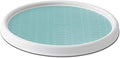 Copco 5234754 Non-Skid Pantry Cabinet Lazy Susan Turntable, 12-Inch, White/Aqua