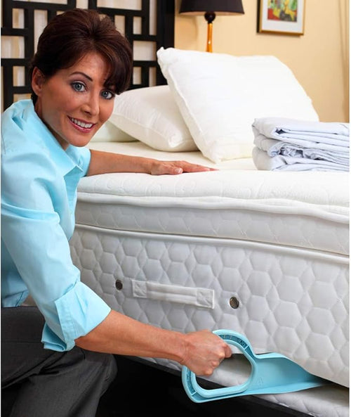 2 Pack-The Original Bed Made EZ Made in USA Mattress Lifter Tool Helps Lift and Hold The Mattress