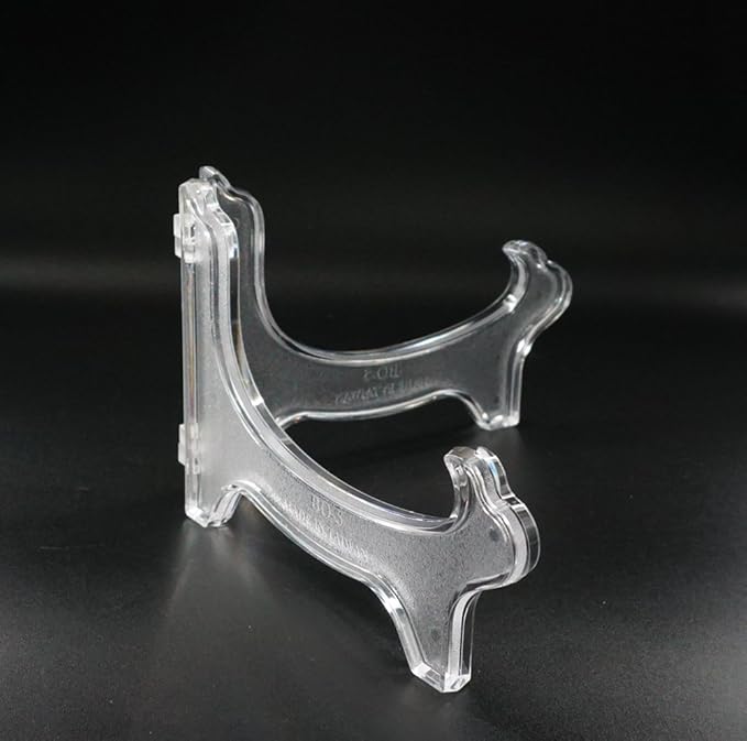Artliving Display Stand Easel Bowl Stand for Display Large Deep Bowls, Platters and Deep Dishes Clear