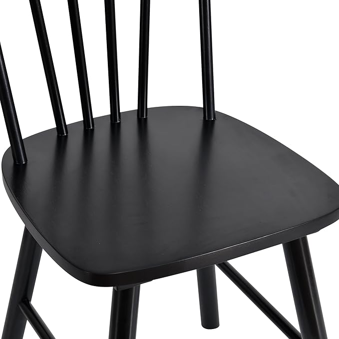 DUHOME Windsor Dining Chairs Set of 4,Farmhouse Style Spindle Back Wooden Kitchen Chairs for Home Kitchen, Dining Room,Living Room,Bistro