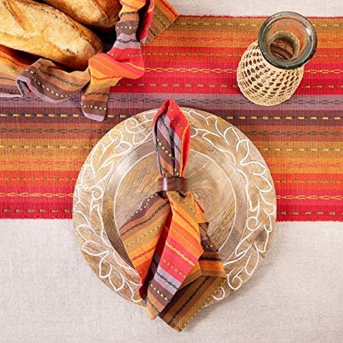 COTTON CRAFT Solid Wood Napkin Rings - Set of 12 Classic Napkin Rings - Image 7