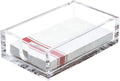 IEEK Acrylic Guest Towel Napkin Holder,Clear Bathroom Paper Hand Towels Storage Tray Modern Buffet Napkin Caddy,Fancy Flat Napkin Holders For Kitchen or Dining Room,9x5.5x2.5 Inch,Pack of 1