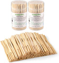 [2 Packs of 110 PCS] 3.5 inch Appetizer Forks, Mini Forks for Appetizers, Cocktail Forks Appetizer Forks, Bamboo Toothpicks for Appetizer, Wooden Forks Food Picks for Fruit, Charcuterie Accessories.