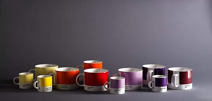 Copenhagen Design Pantone Cup, Tea/Coffee Mug, fine China (Ceramic), 475 ml, Light Yellow, 600 C, Porcelain, one Size