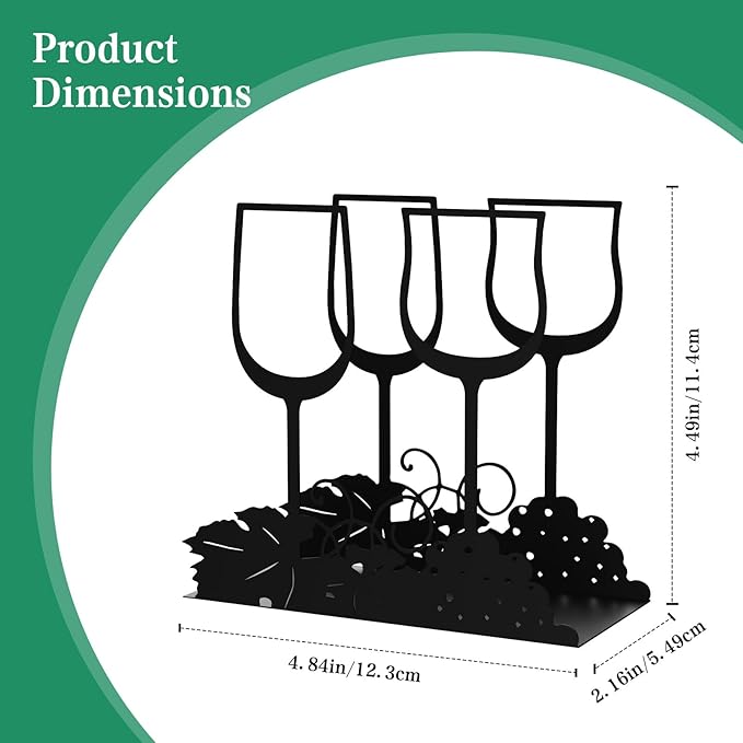 Black Napkin Holder for Table – Modern Metal Napkin Holders for Paper Napkins, Sturdy Black Tabletop Napkin Organizer for Kitchen, Dining Room, Countertop & Restaurants-5 x 4.84 x 2.32 inches