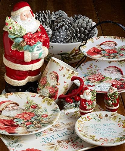 Certified International Christmas Story 6" Canape/Luncheon Plates, Set of 4 (Pack of 2) - Image 2