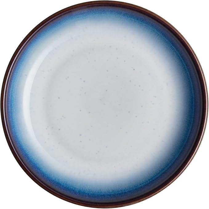 Denby - Blue Haze Coupe Cereal Bowls Set of 6 - Dishwasher Microwave Safe - Scratch Chip Resistant - Ceramic Stoneware Soup Bowls Tableware