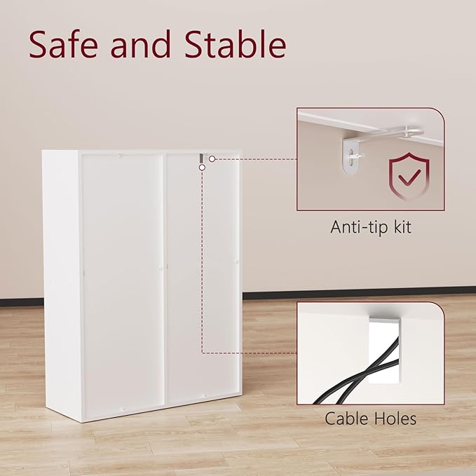 Cube Storage Organizer,Closet Organizers and Storage,Cube Reversible Bookshelf,Storage Shelf for Living Room,Home Office,Dining Room(White, 5-Cube)
