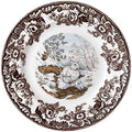 Spode Woodland Salad Plate - Snowshoe Rabbit, Brown/White by Spode