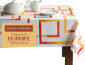 Maison d' Hermine Table Cloth Rectangle Table 100% Cotton 60 x 108 Inches Tablecloth Reusable Decorative for Dining Room Farmhouse Home Valentines Day Decorations Spring Summer - Summer Maze