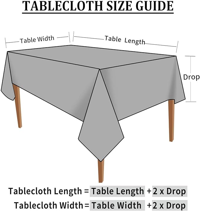 Smiry Rectangle Table Cloth, Waterproof Heavy Duty Vinyl Tablecloths, Wipeable Washable Table Cover for Kitchen and Dining Room (Brown, 70" X 108")